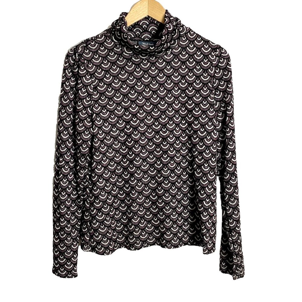 Modcloth Swanky Soiree sparkly turtleneck - size L